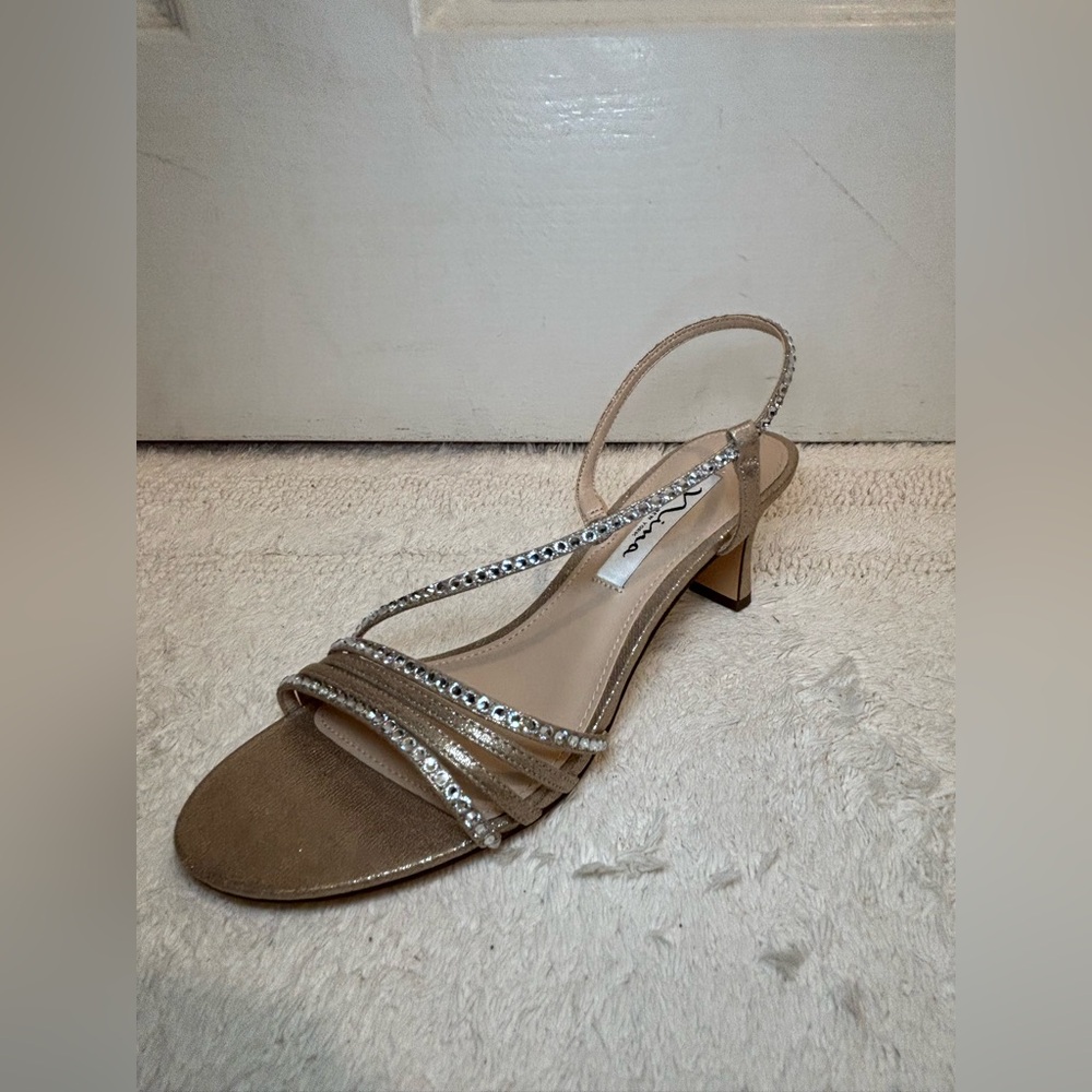 Nina Pewter Heels
